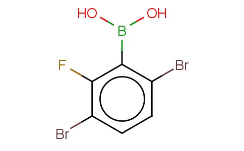 3,6-DIBROMO-2-FLUOROPHENYLBORONIC ACID